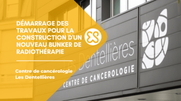 Travaux construction d'un nouveau bunker de radiothérapie