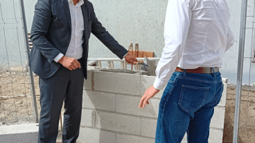 pose 1° pierre travaux radiologie Agen Elsan