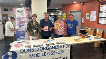 Journée de Sensibilisation aux Dons d'Organes et de Tissus à la Polyclinique du Sidobre