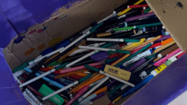 collecte stylos usagés clinique / école Agen 