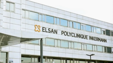 Façade de la Polyclinique Inkermann, établissement du groupe ELSAN situé à Niort