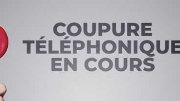 coupure téléphonique