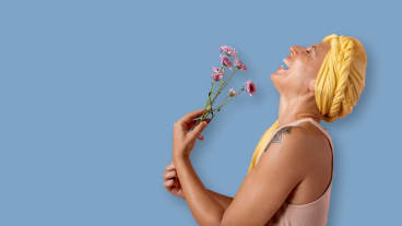 En blouse et en rose