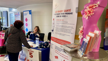 stand rugby santé octobre rose