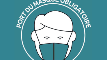 affiche port du masque obligatoire