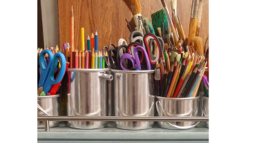 pot de crayons pour art thérapie