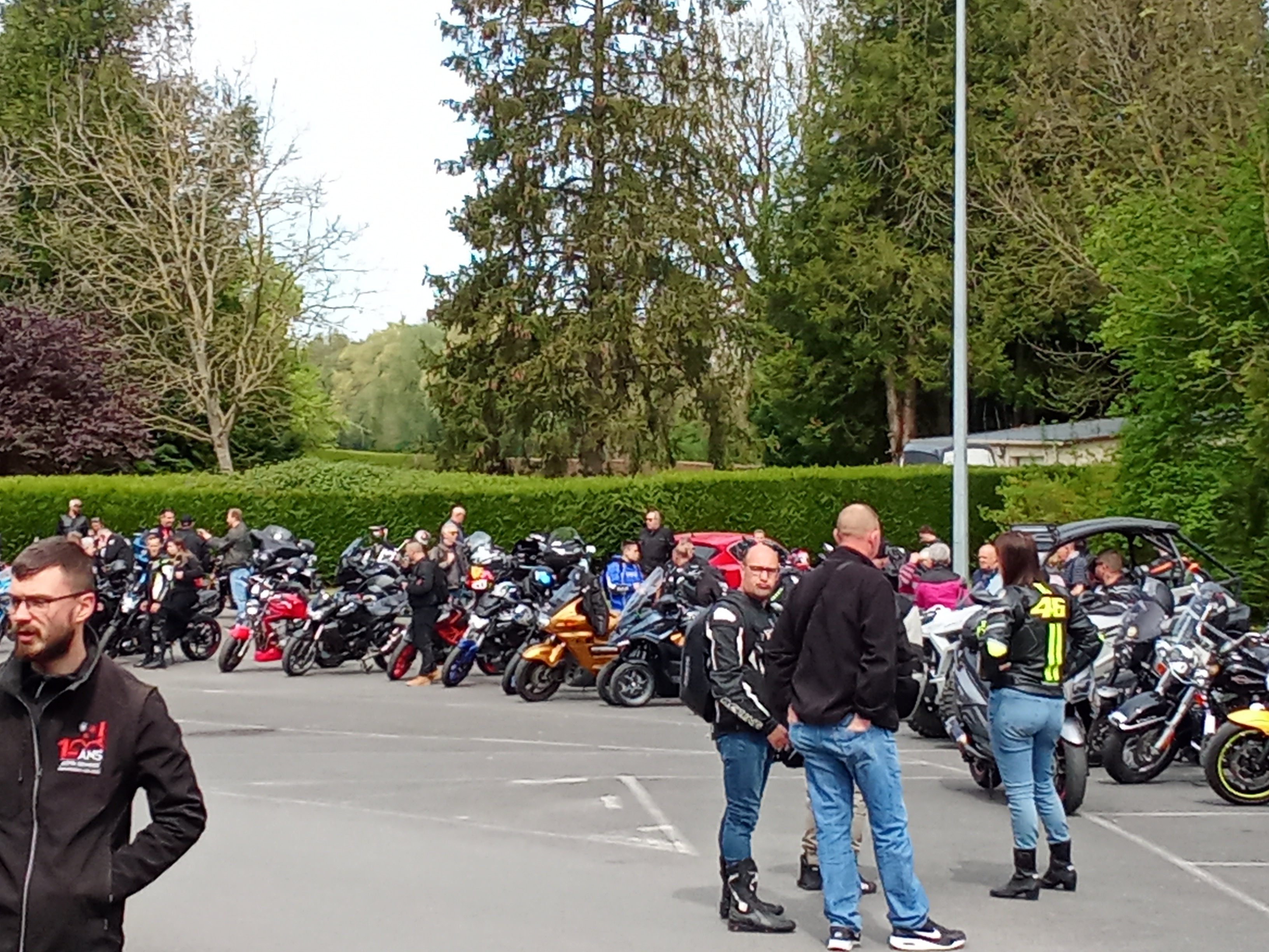 220 motards réunis pour Pâques à l'Hôpital Privé St Claude