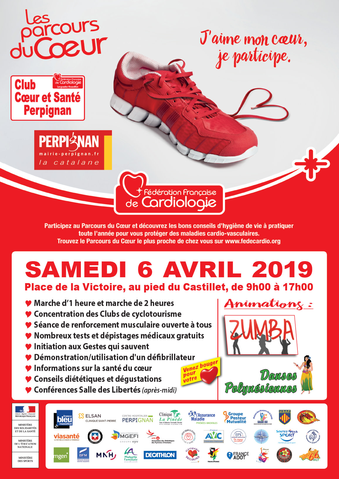 affiche parcours du coeur