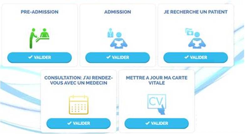 Capture écran borne