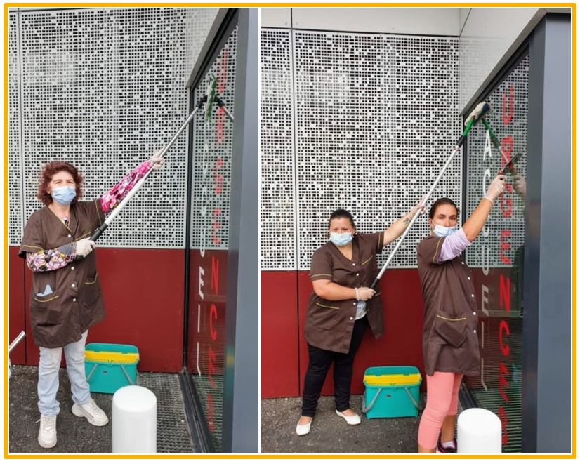 Activité lavage des vitres