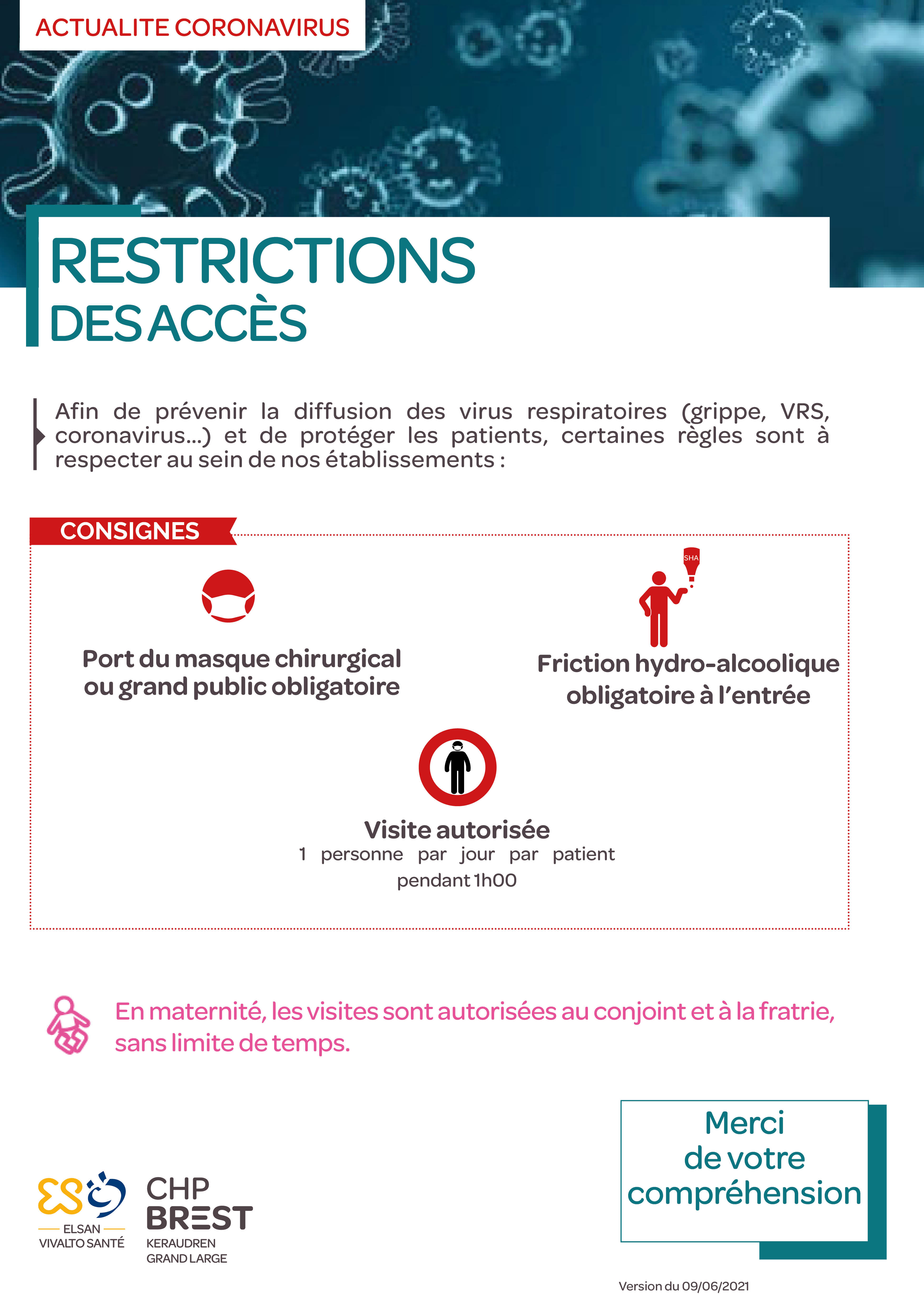 Allègement des restrictions