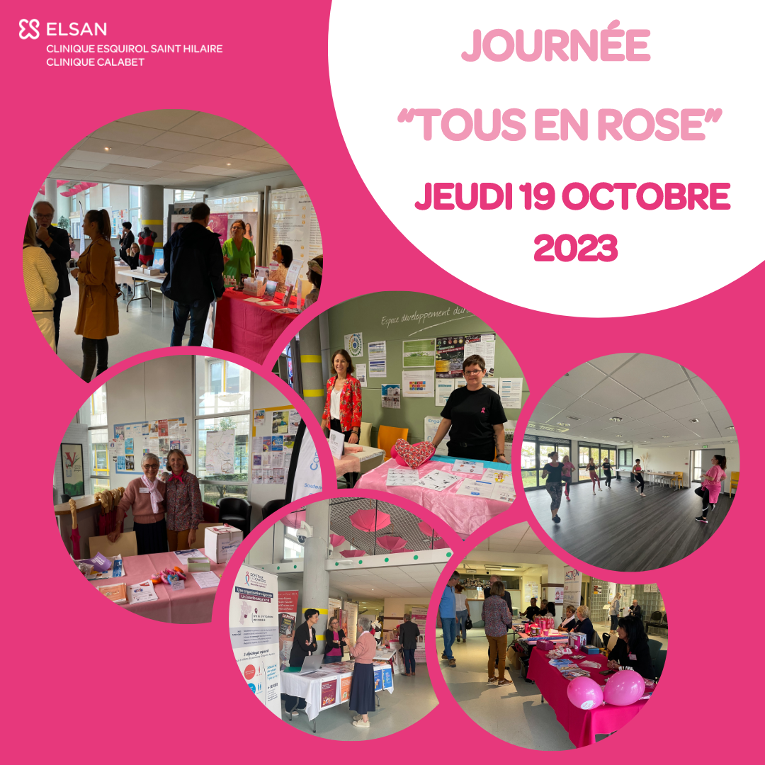 journée octobre rose clinique esquirol saint hilaire