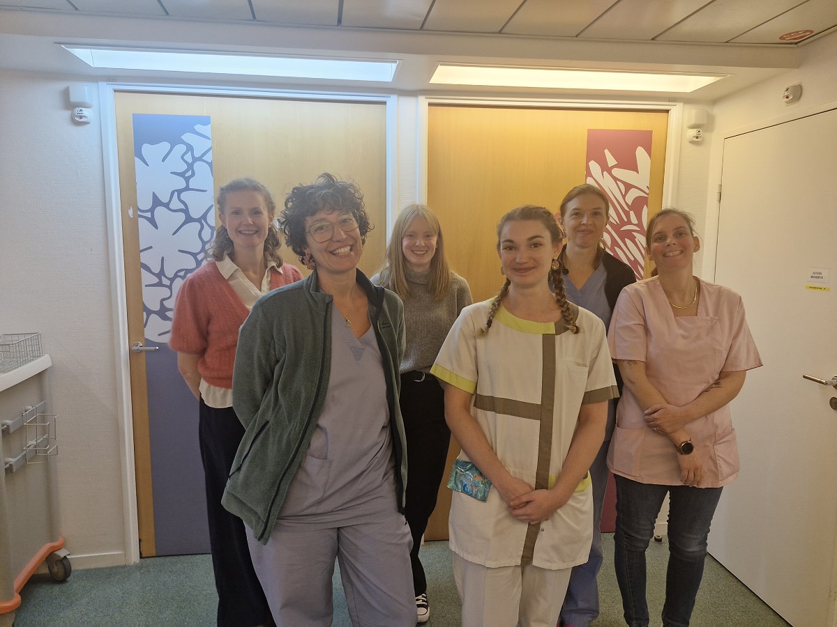 Equipe pluriprofessionnelle de l'HDJ Post partum à la maternité de Keraudren à Brest