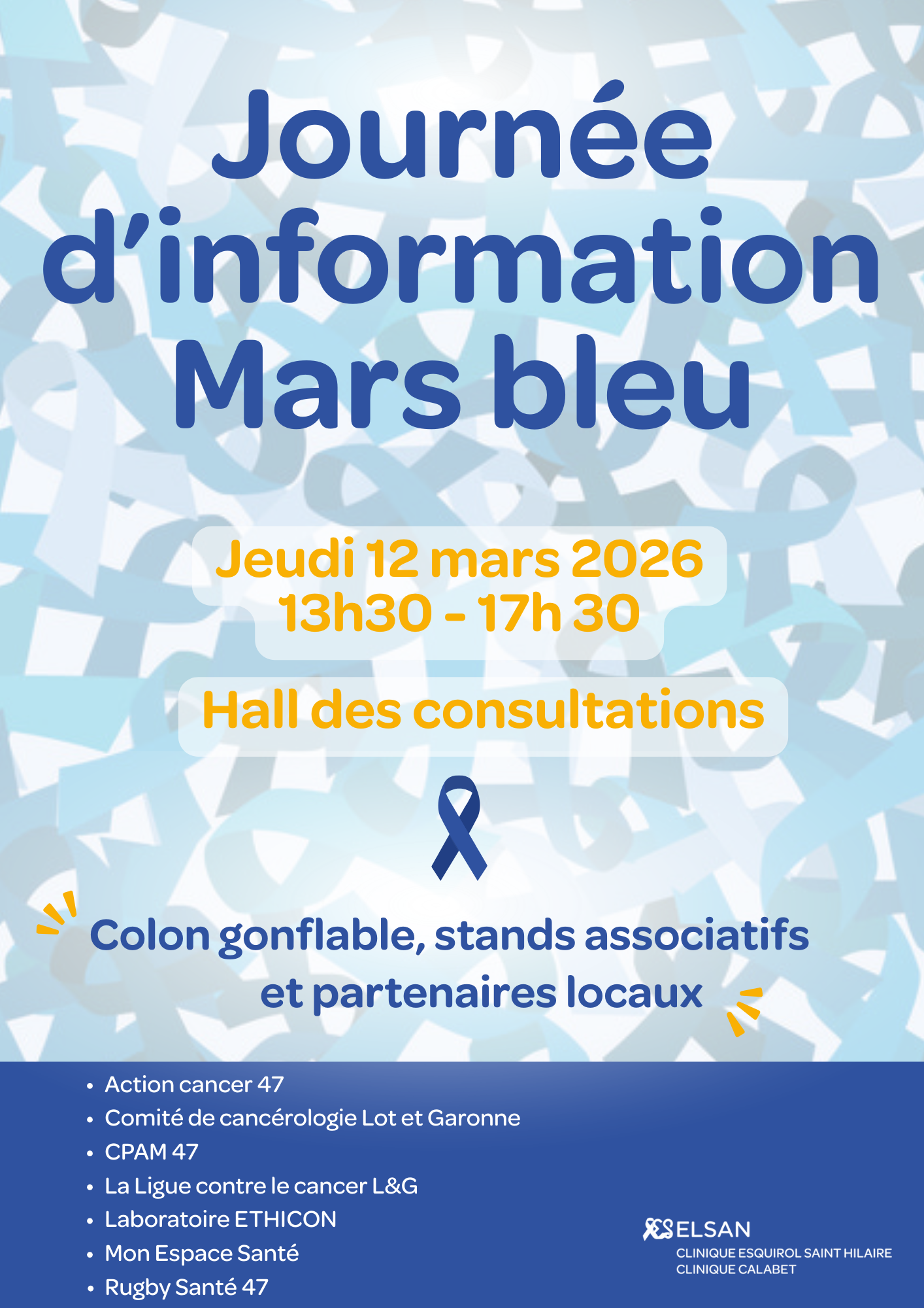 journée information mars bleu à CESH