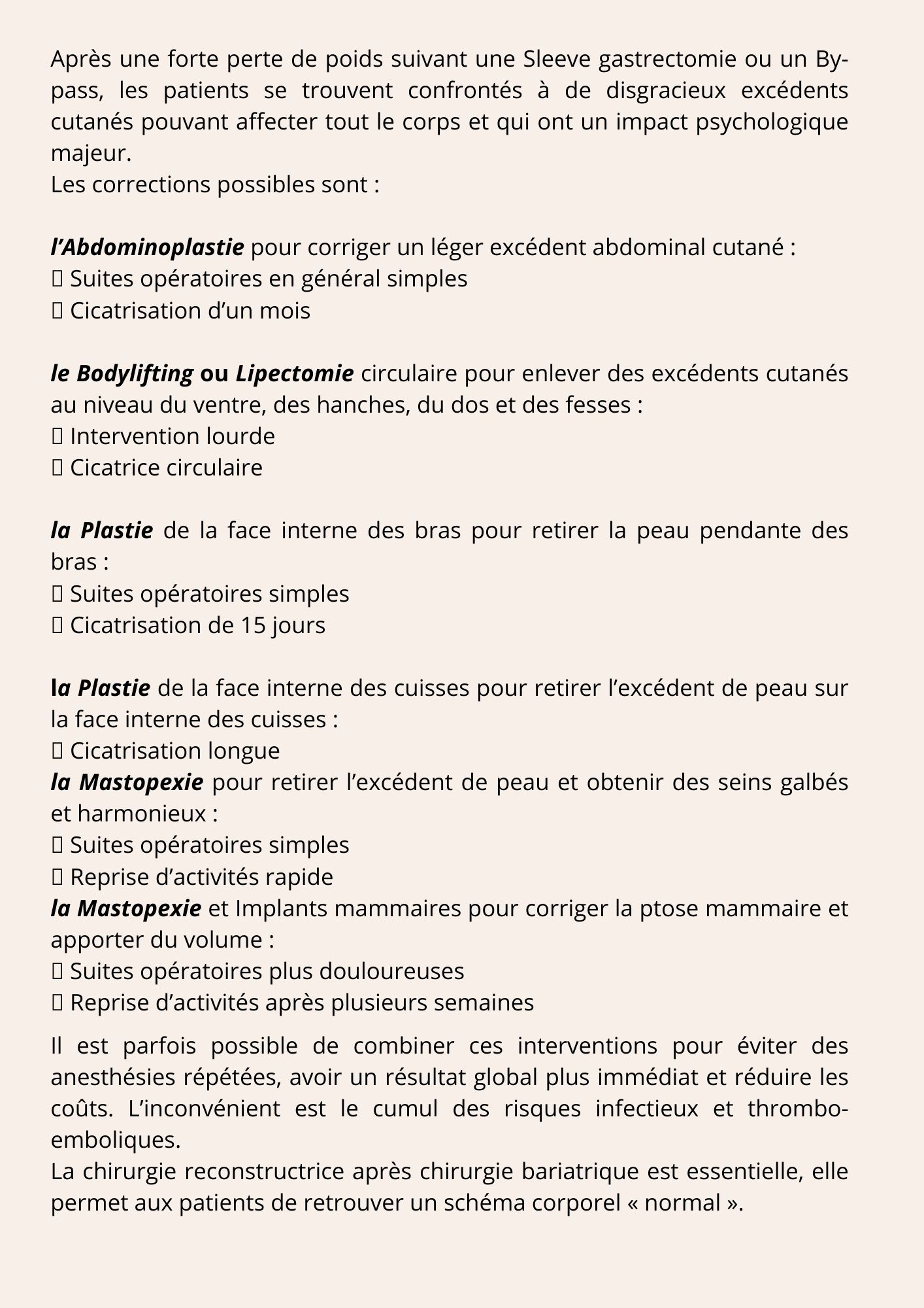 Chirurgie reconstructrice après chirurgie bariatrique Docteur Ingrid PETREA