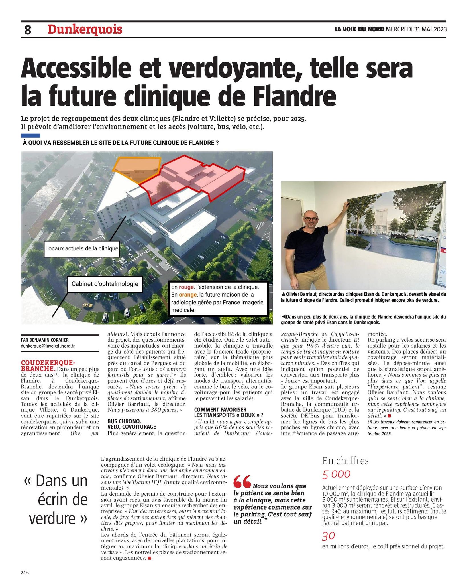 TRAVAUX CLINIQUE FLANDRE