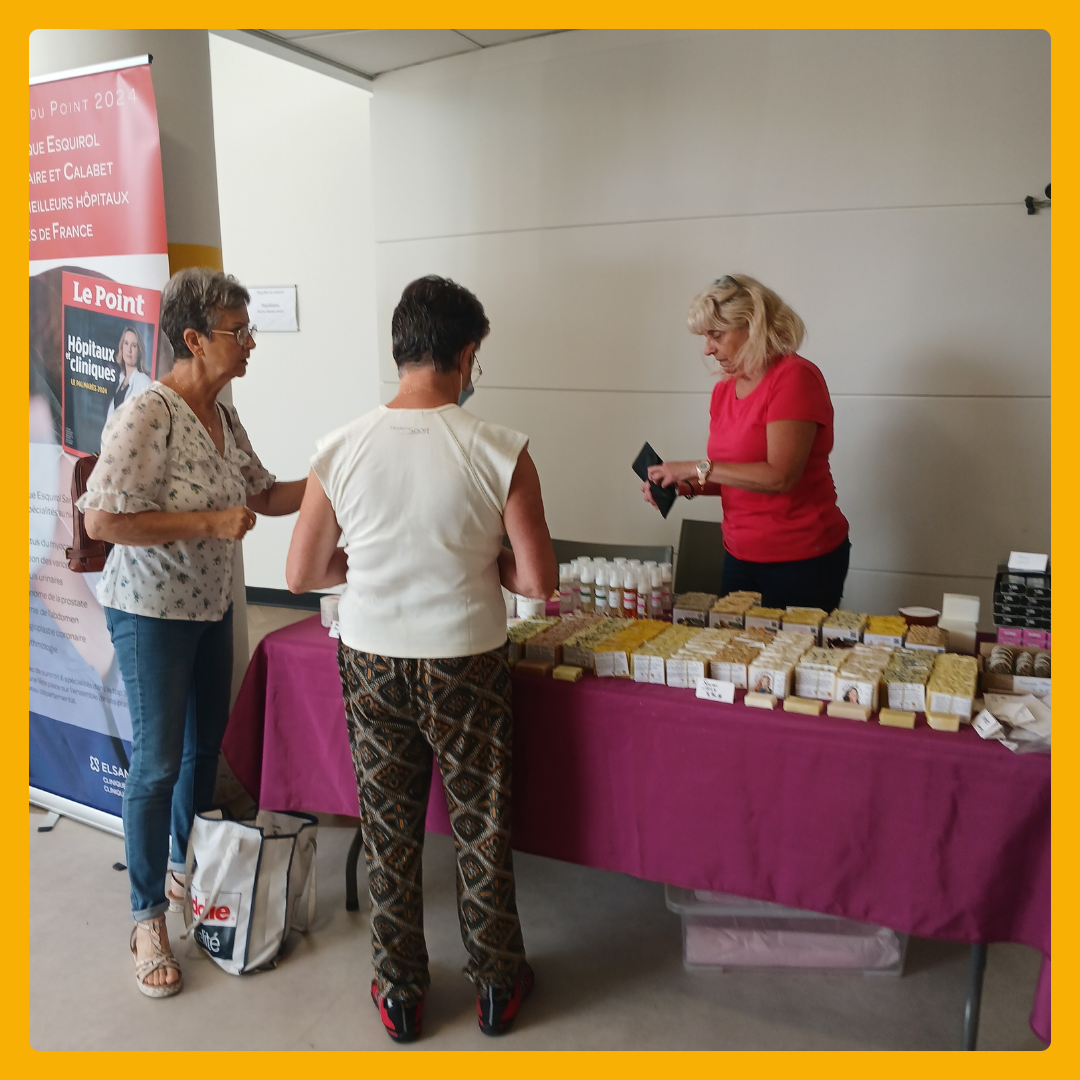 journée bien être stand savons