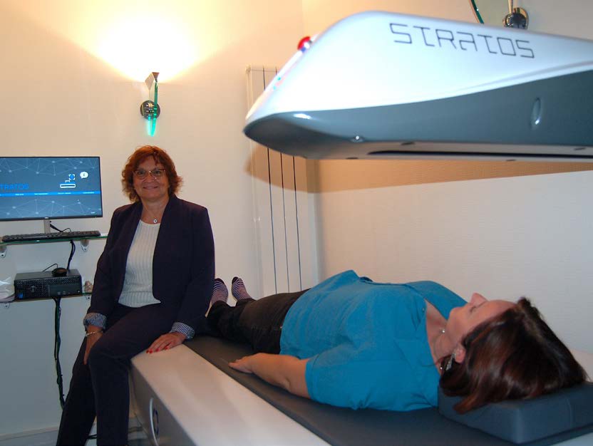 un ostéodensitomètre dans les centres d’imageries