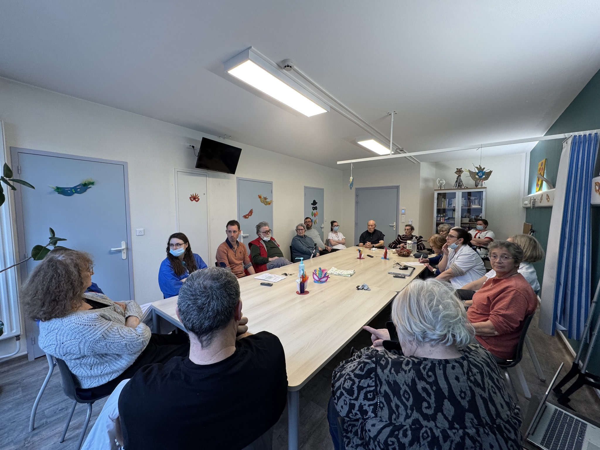 assemblée des patients
