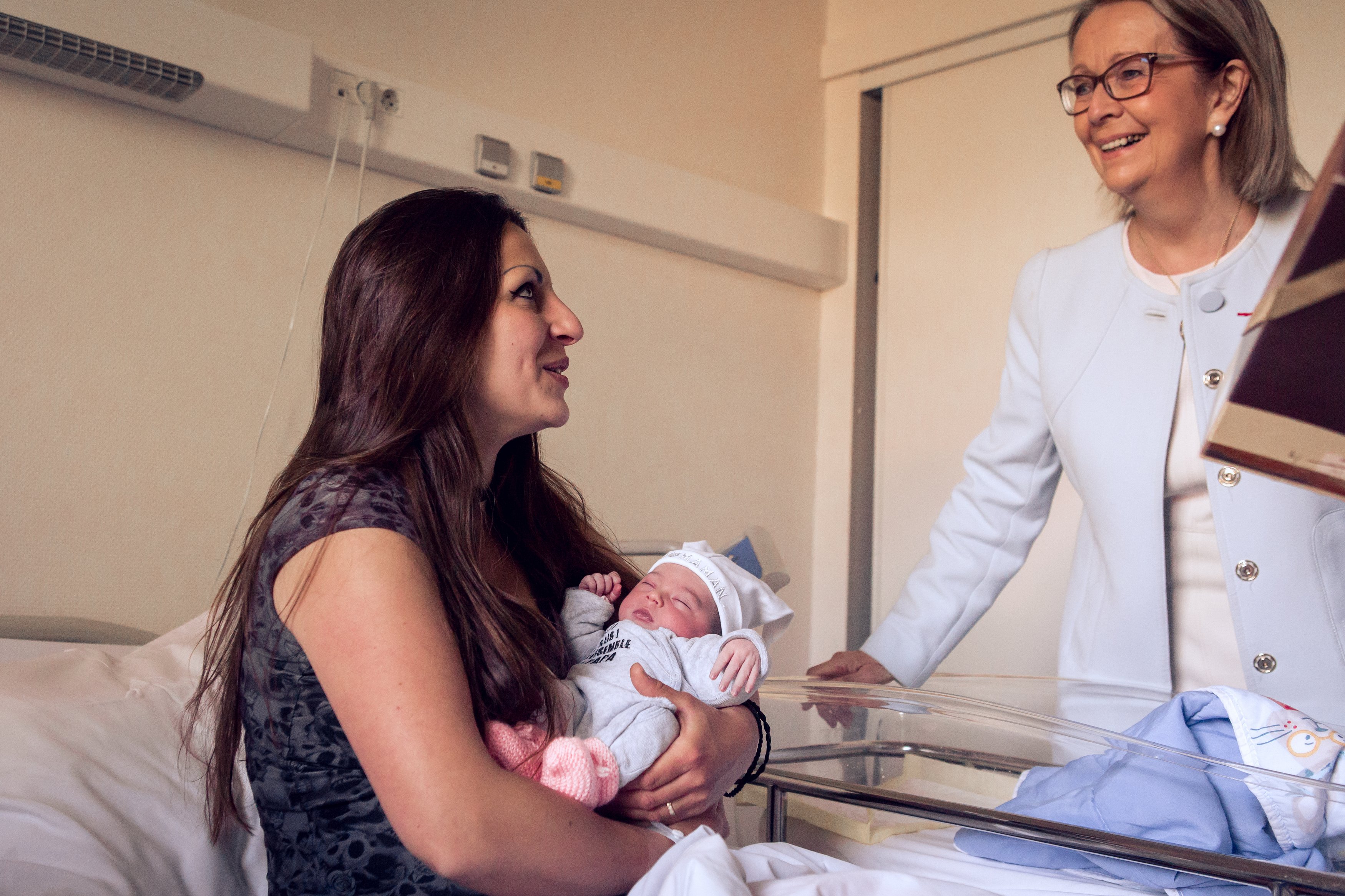 Fête des Mères Polyclinique Majorelle Nancy Visite du Maire de Nancy