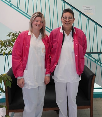 Anne-Marie et Delphine