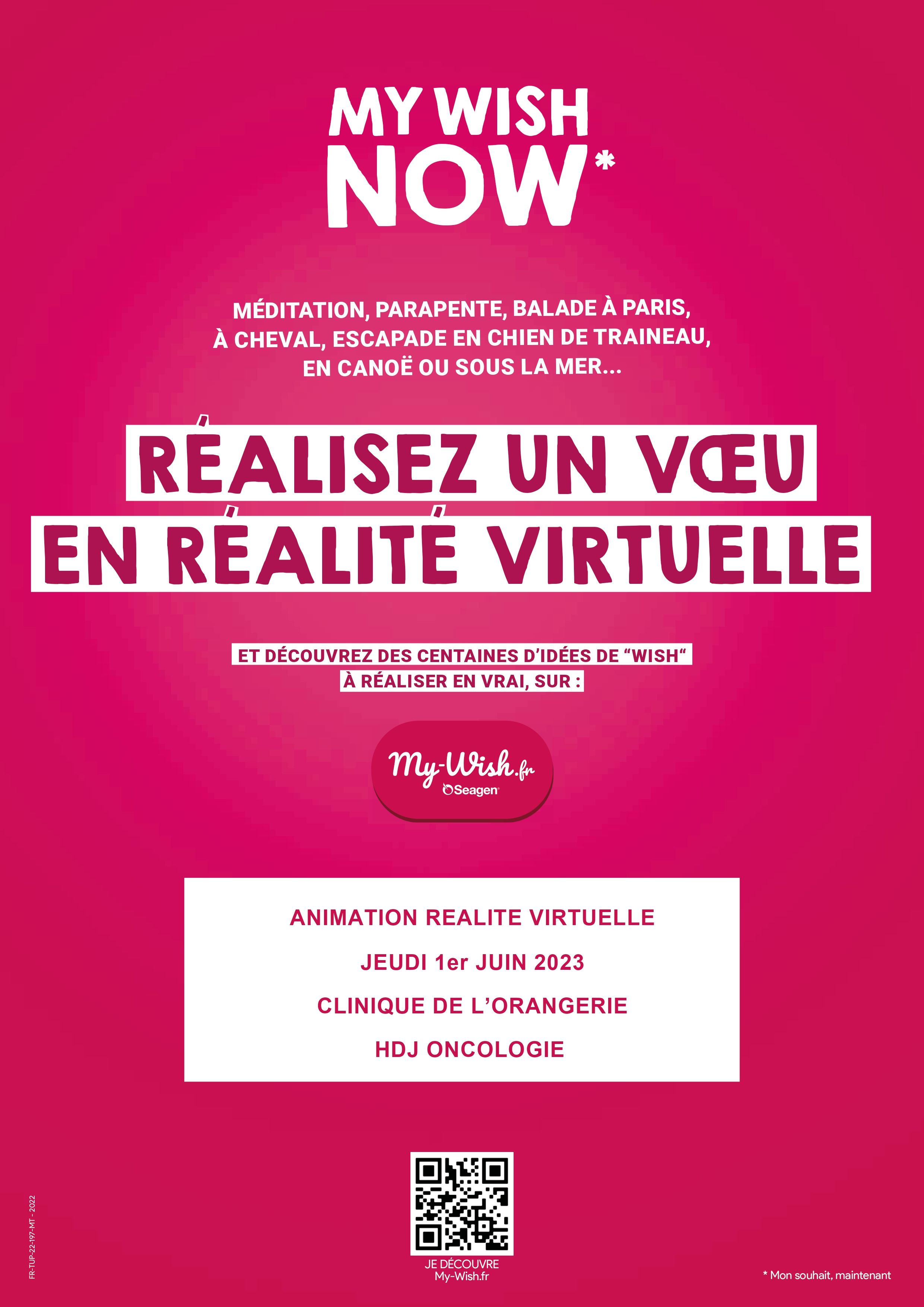 my wish now affiche réalisez un voeu en réalité virtuelle