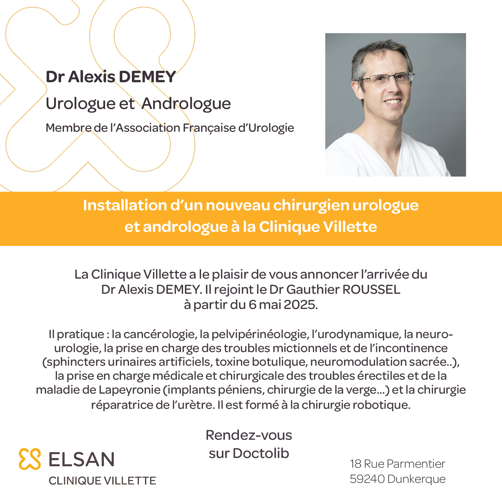 Dr Demey urologue Dunkerque