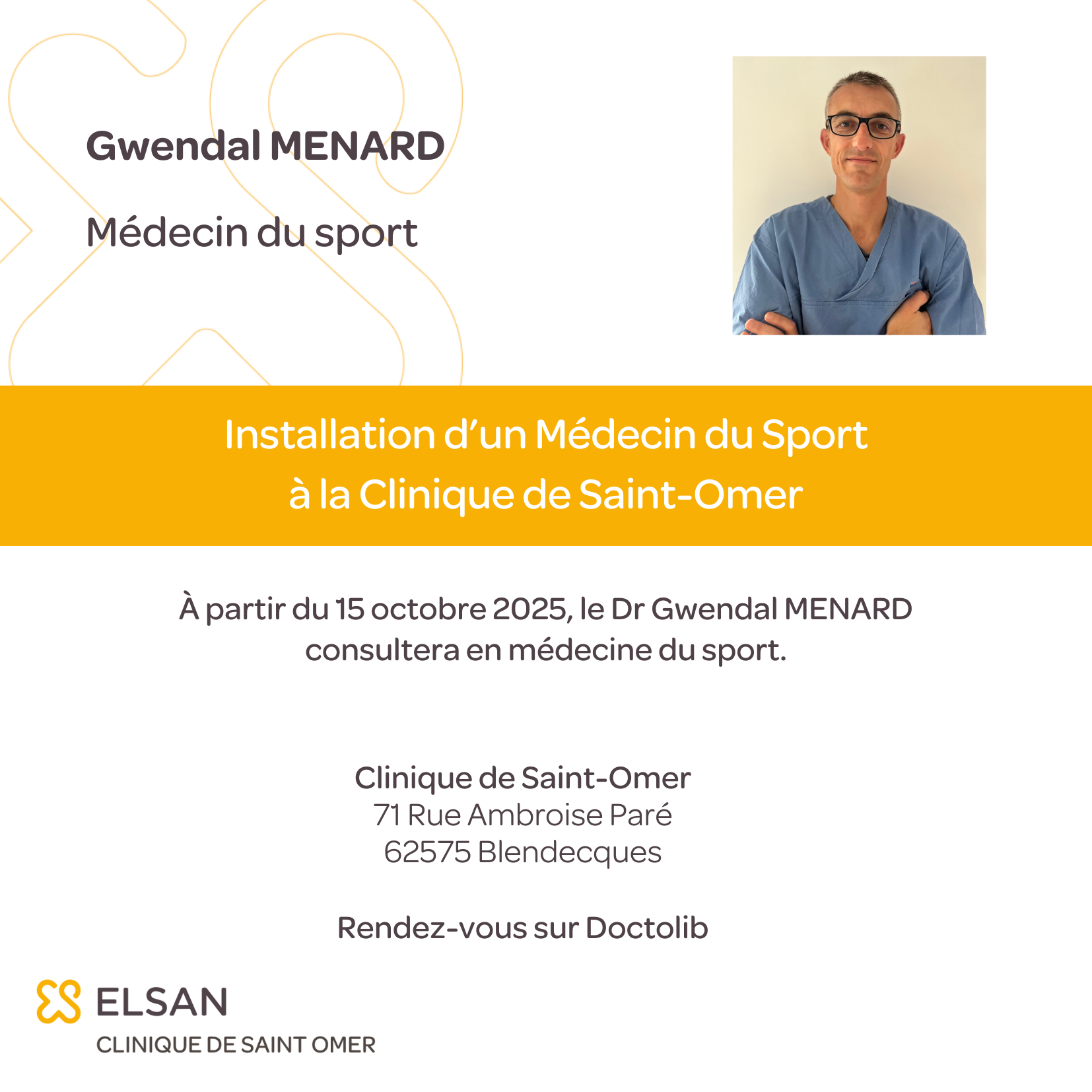 médecin du sport saint omer