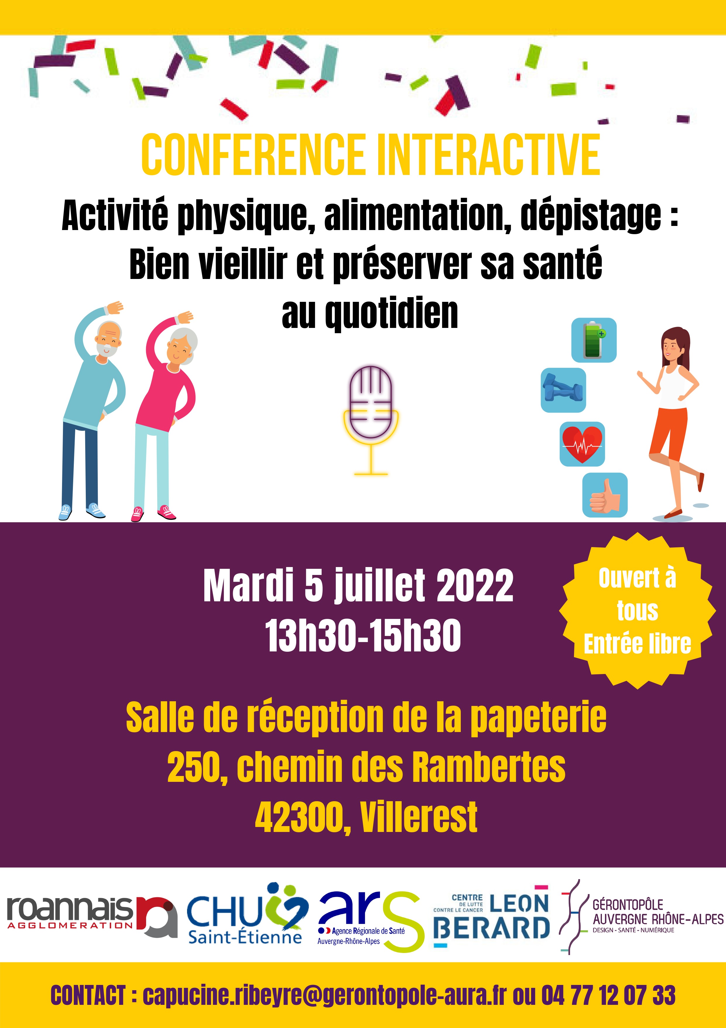 Conférence "Promotion du bien vieillir"