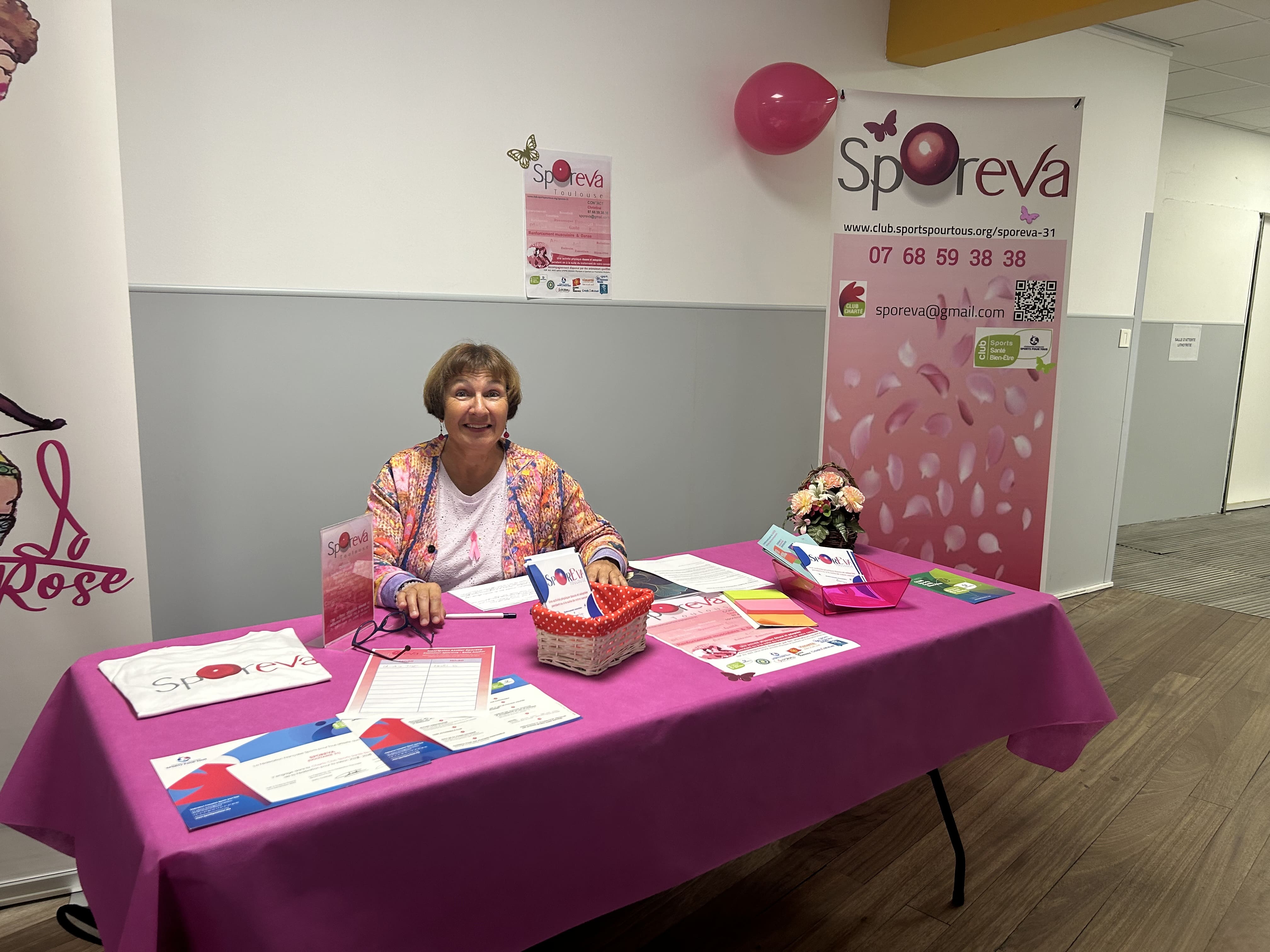 Stand de l'association sportive Sporeva