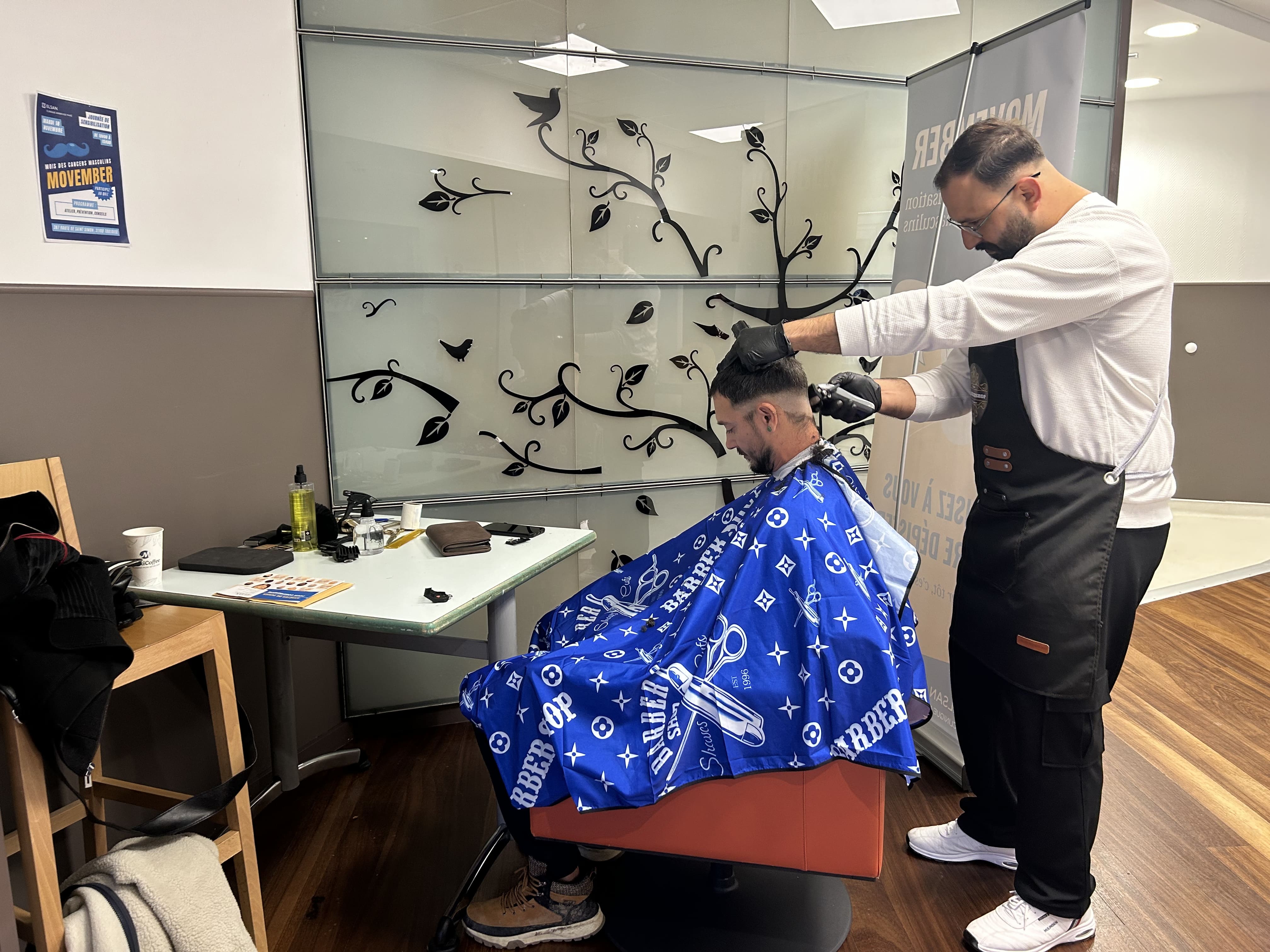 Espace bien être avec un barber pour prendre soin de soi