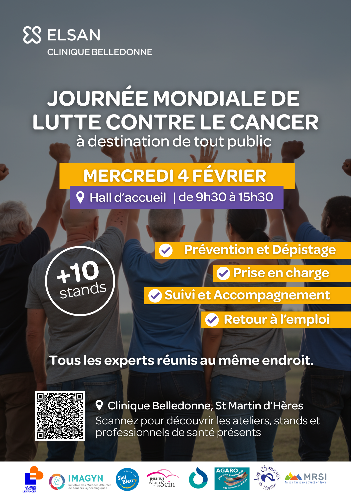Journée Mondiale de Lutte contre le Cancer - Clinique Belledonne