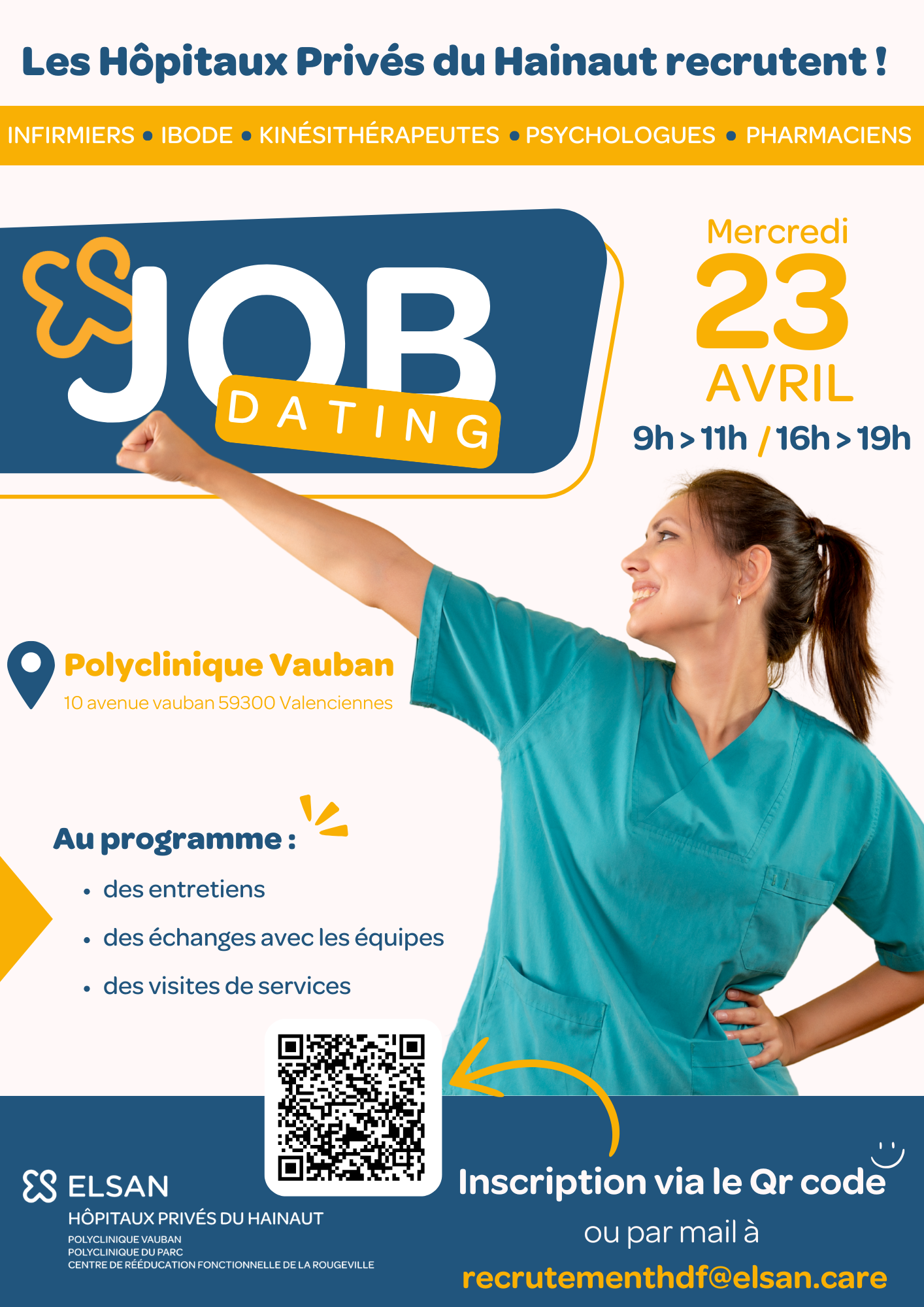 Job Dating valenciennes elsan