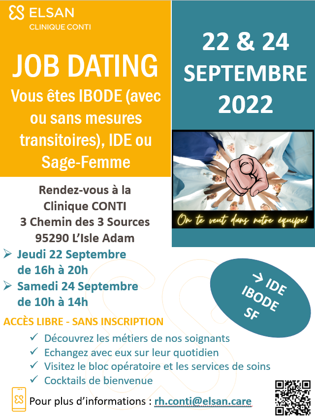 Job dating septembre 2022