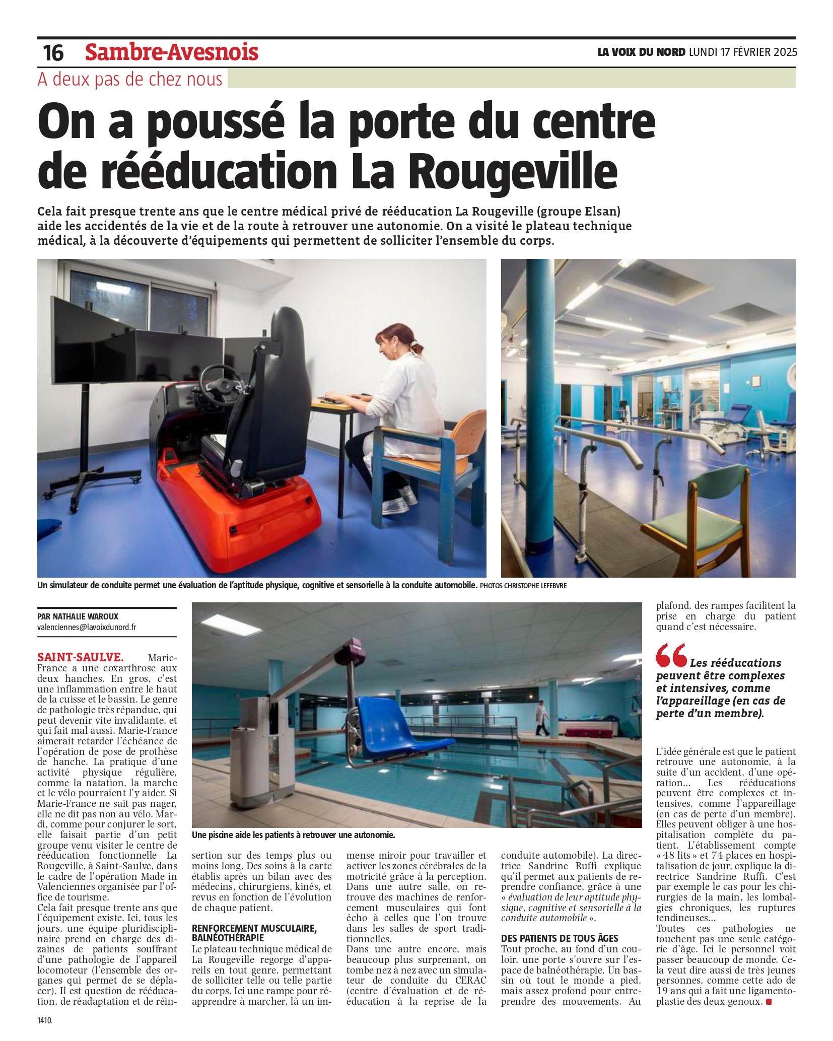 Centre de rééducation La rougeville