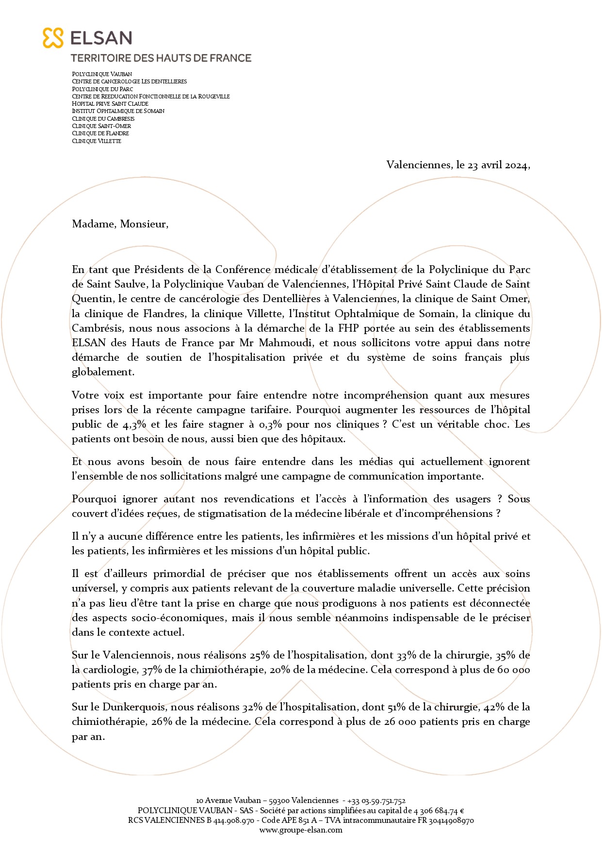 Lettre PDCME