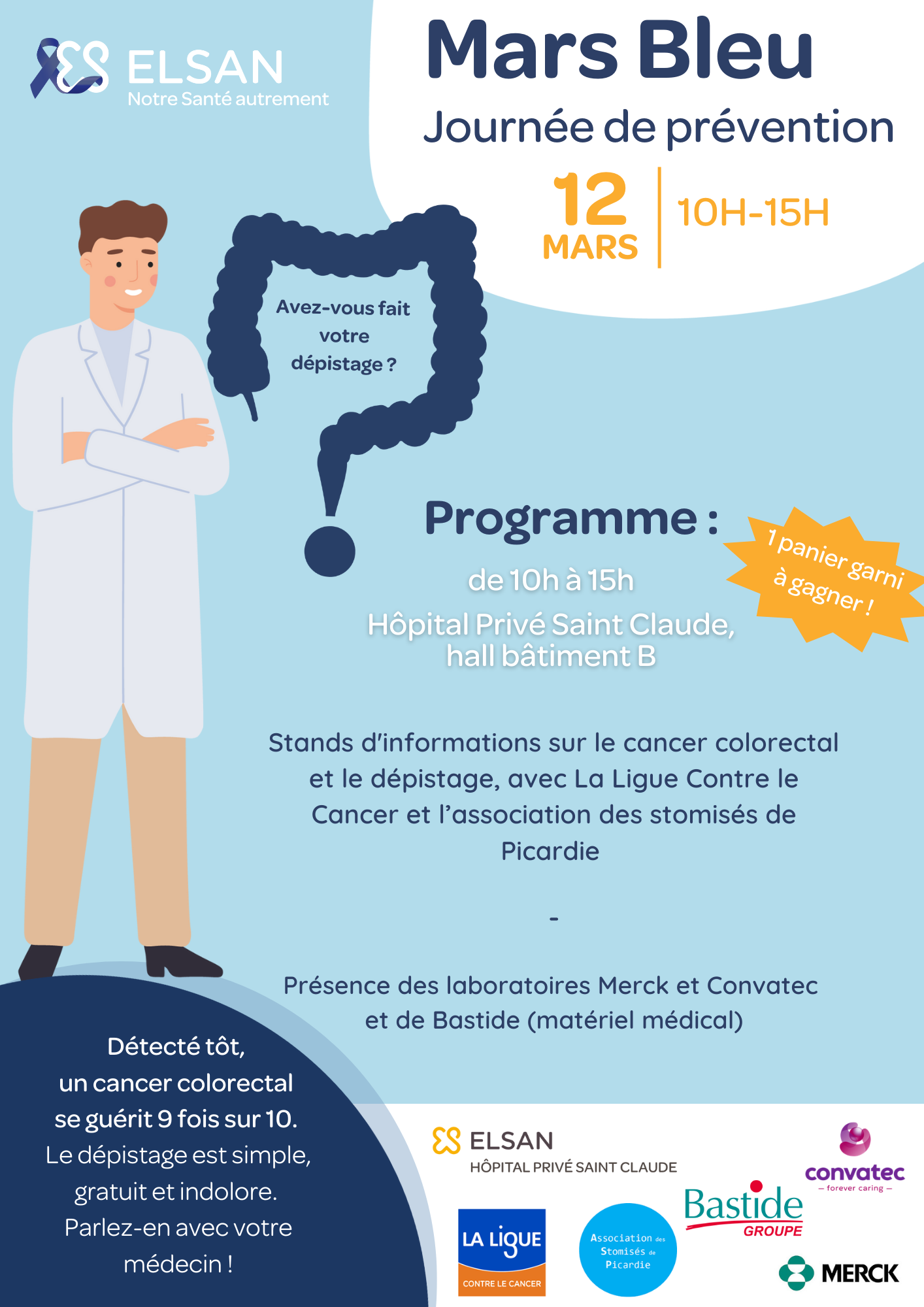 Mars bleu hopital prive saint claude