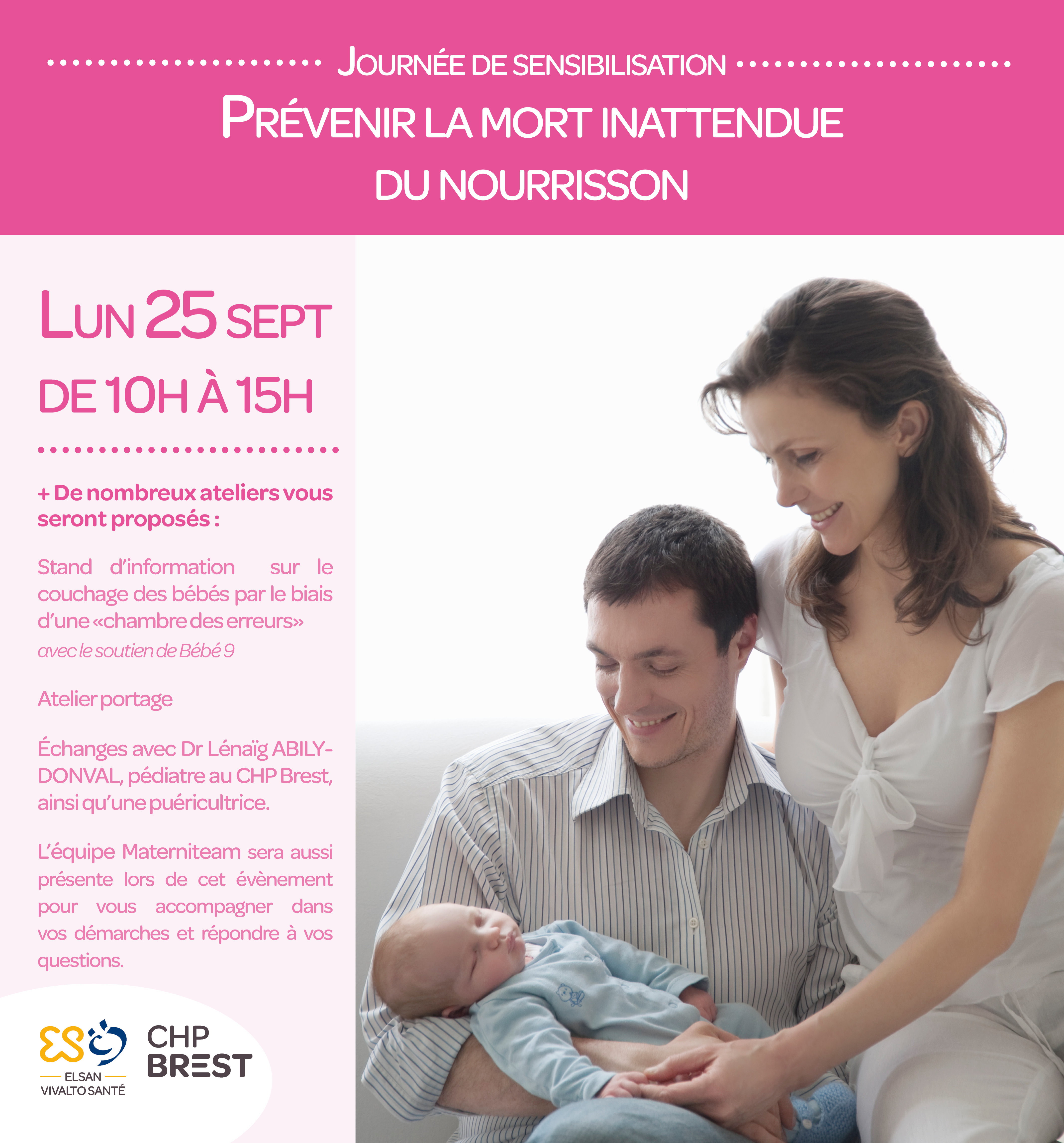 Programme journée prévention Mort Inattendue du nourrisson - CHP Brest