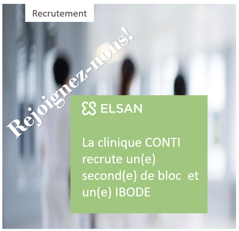 Annonce recrutement bloc operatoire