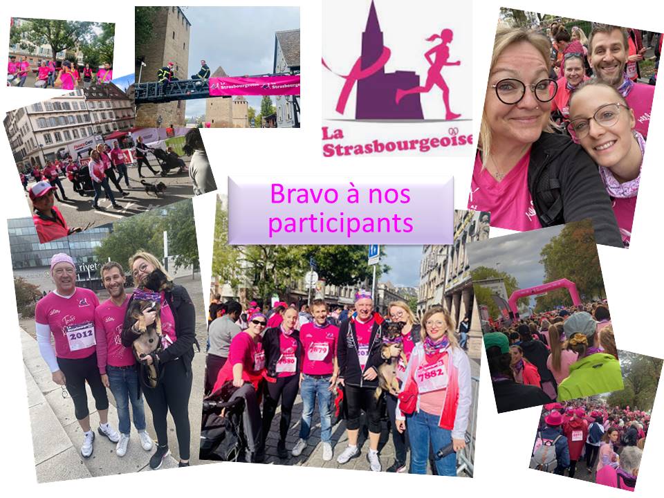 Octobre rose cancer du sein la Clinique participe à la Strasbourgeoise 2022