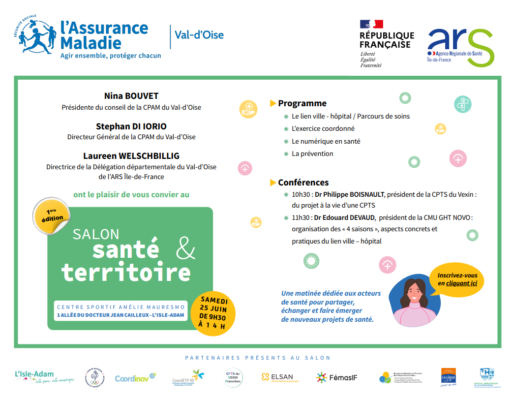 Salon santé et territoire 25 juin 2022 - Isle adam