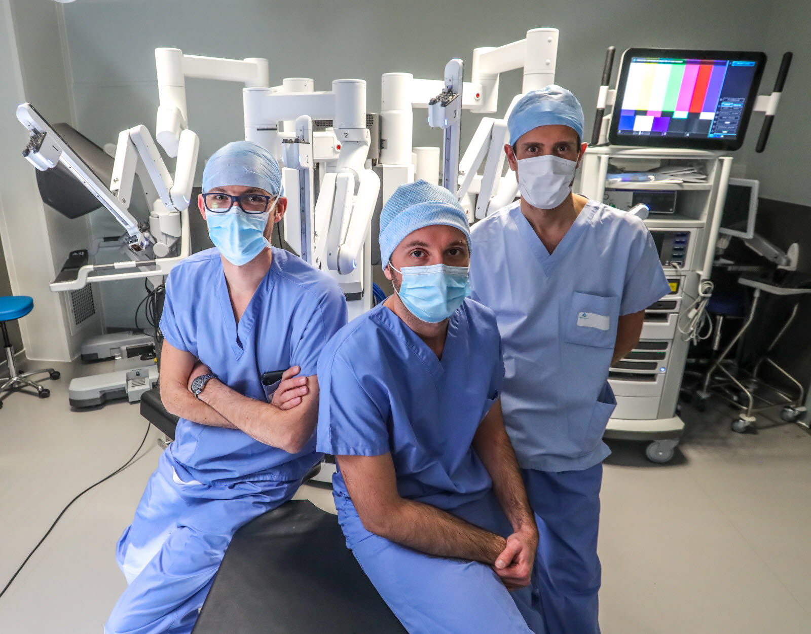 la clinique Rhône Durance possède un robot dernière génération