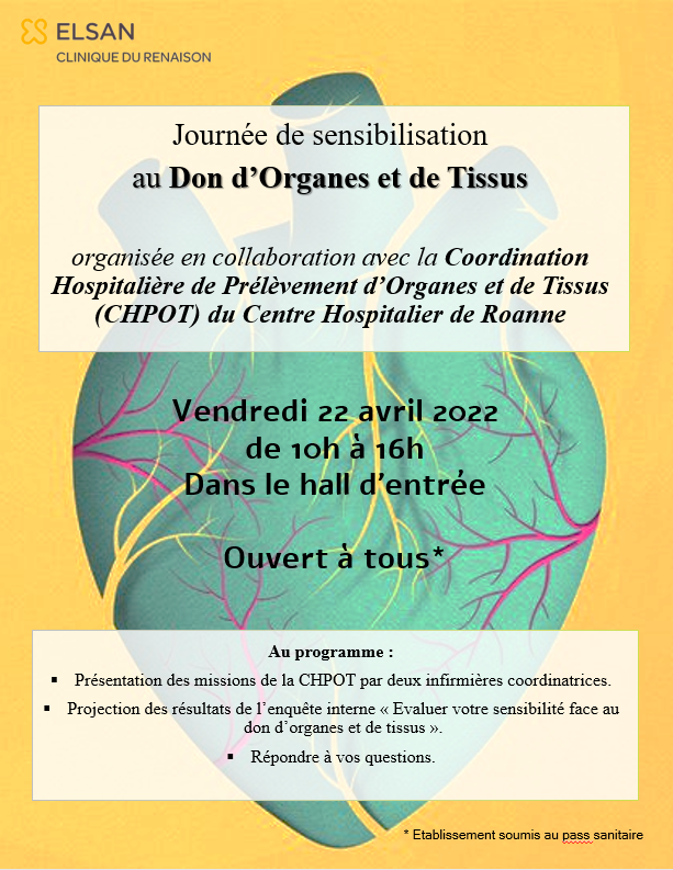 Sensibilisation au don d'organes et de tissus