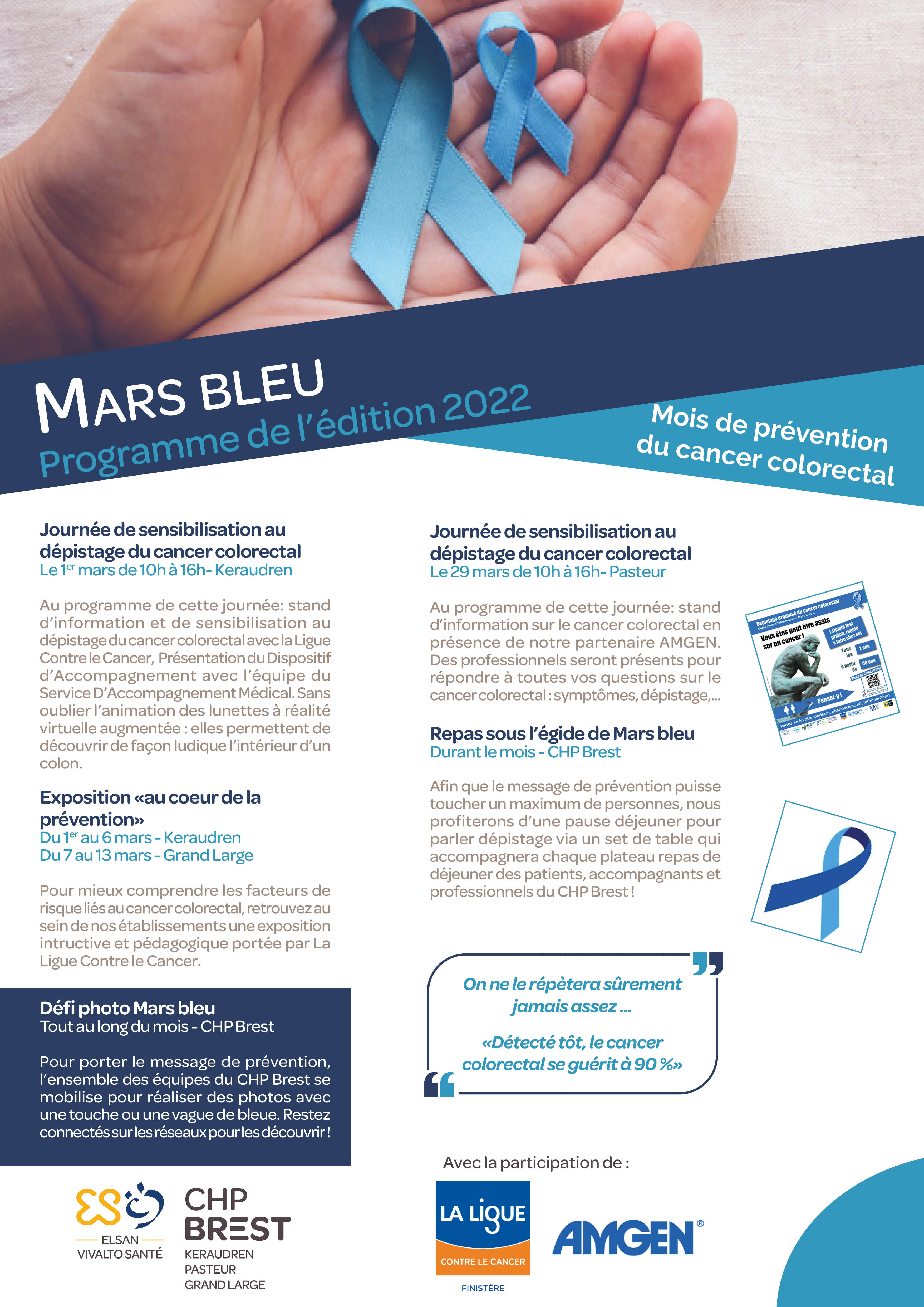 Programme Mars bleu 2022 CHP Brest