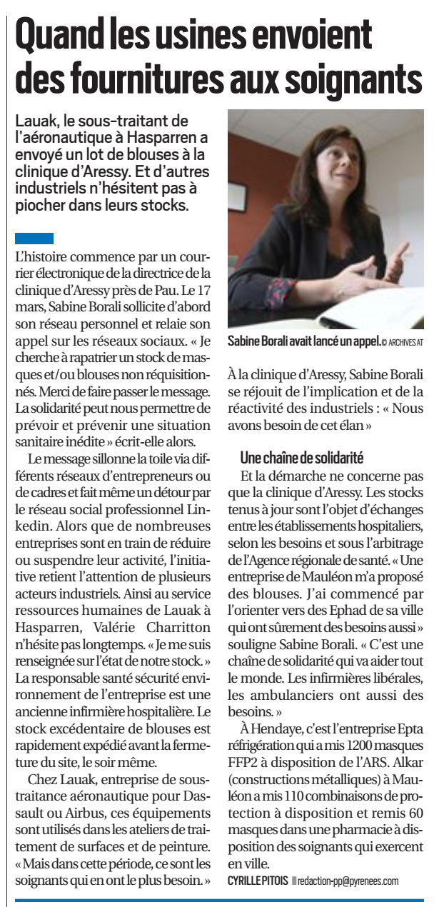 Article EPI La République 26/03