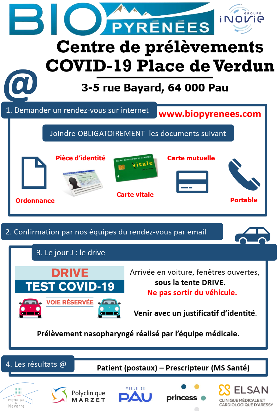 centre prélèvement COVID