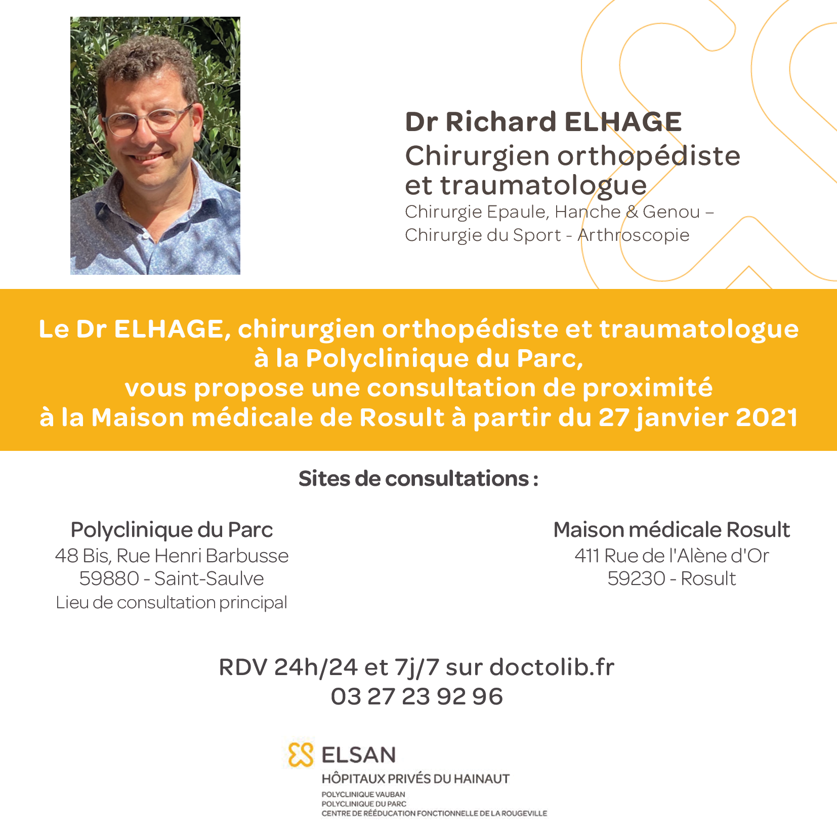 Dr ELHAGE elsan vauban