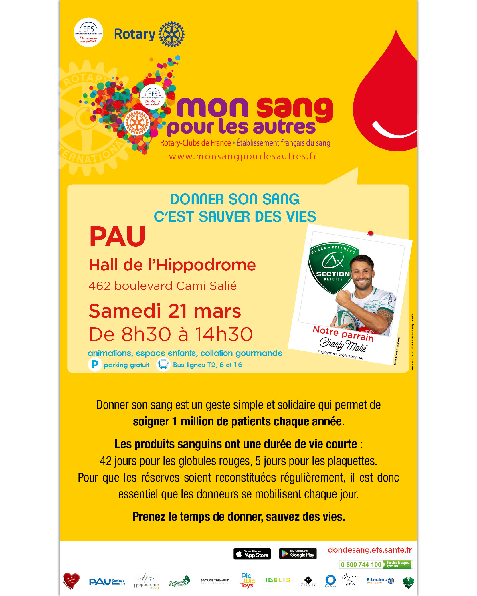 Don du sang 21/03/2020