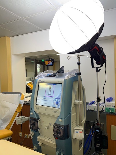 Tournage d'un film au CHPM