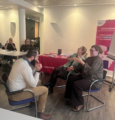 formation annonce cancer échange au sein du groupe